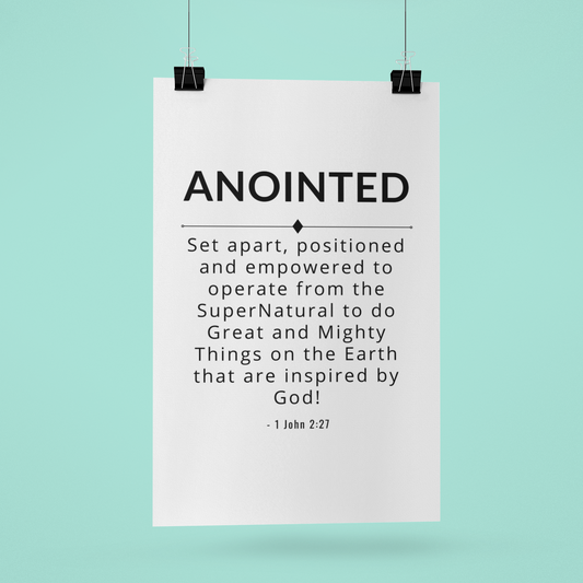 Anointed Poster (No Frame)